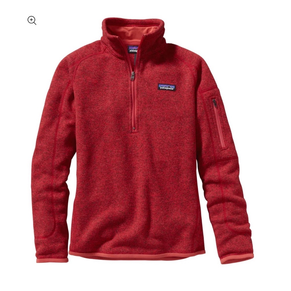 Patagonia Red Quarter Zip Fleece 🌲❄️